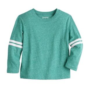 Toddler Boys Jumping Beans Long Sleeve Essential Varsity Tee. Set of 2